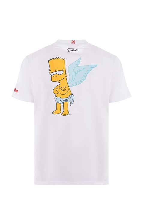 T-shirt con stampa SAINT BARTH | TSH0001 TSHIRT BOY02678F BART ANGEL 01N EMB